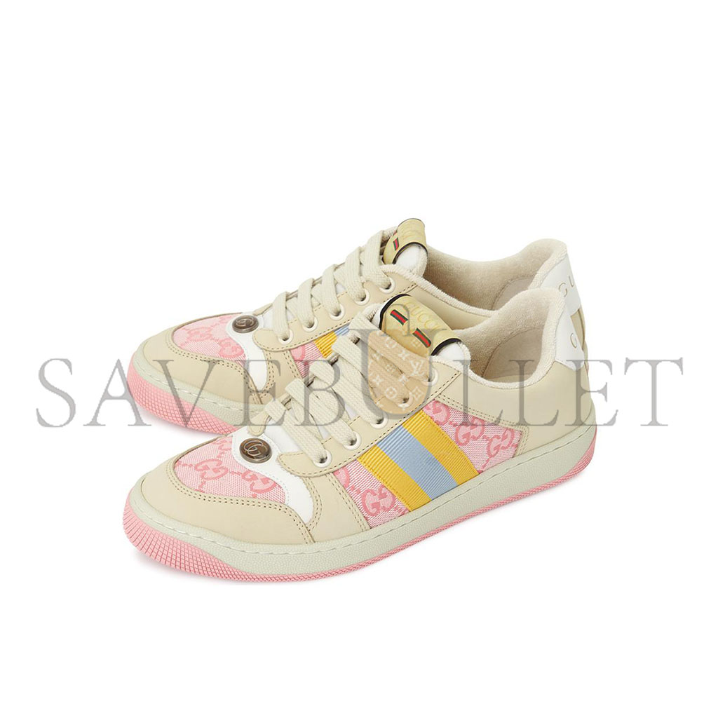 GUCCI SCREENER GG SNEAKERS 'PINK BEIGE' 741575